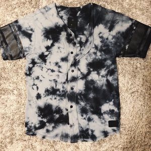 Tie Dye Baseball Style Tee